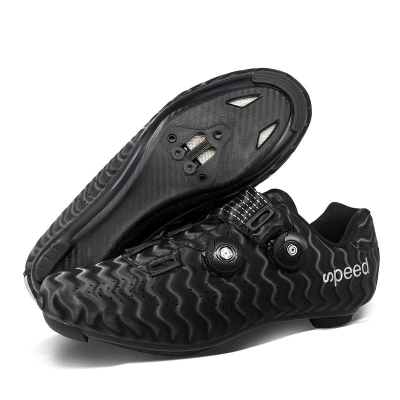 Factory Direct Sale Road Race Outdoor Bicycle Cycling Shoes Double Swivel Buckle Large Size Export Lockable Cycling Shoes No 0