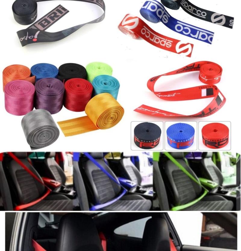 Product Introduction of 【24-hour shipping+free shipping+COD】3.5 Meter UNIVERSAL Car Seat Belt Front Safety Webbing Fabric Strap Strip Perodua Proton Perodua Myvi Axia Bezza Saga Blm FlX FL Wira Iswara Persona 7