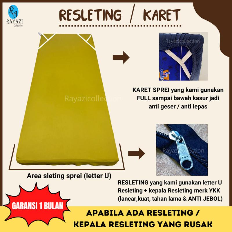 Sprei Sleting & Karet Uk. 120x200 POLOS 3