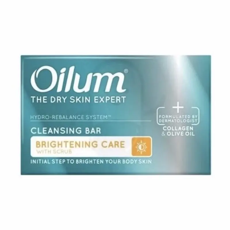 Oilum Brightening Care Cleansing Bar 85 gr (Sabun Mandi Batang Collagen Mencerahkan Wajah)