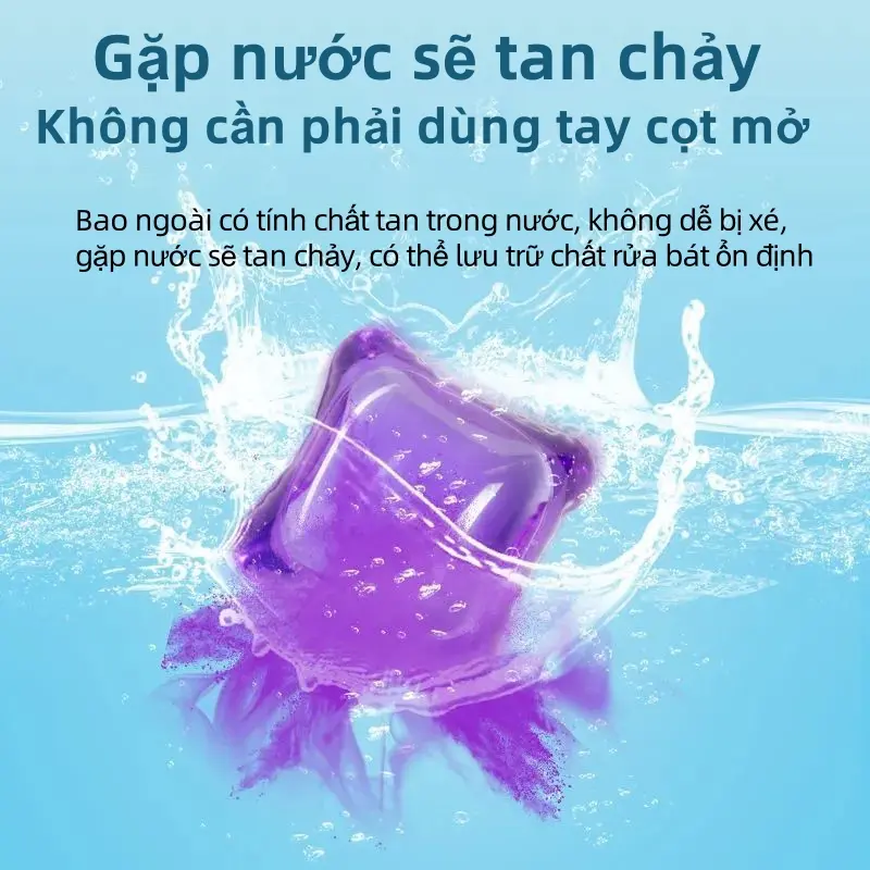 Đa Năng Viên Giặt Túi 10 Viên Giặt Lưu Hương Đậm Sâu Làm Mềm Vải 5 Trong 1 Và Không Gây Kích Ứng Da 6