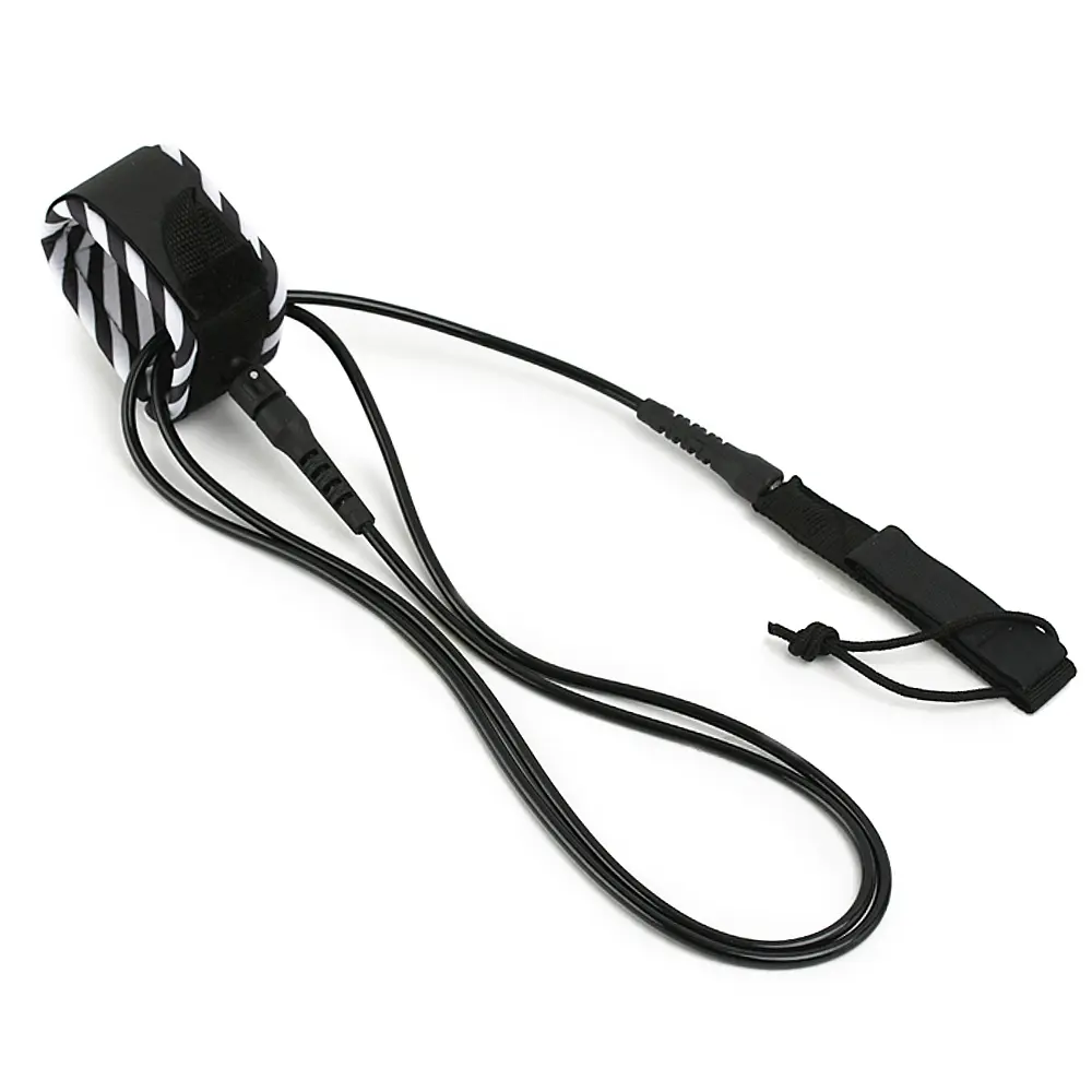 Surf Leash Surfing Surfboard Leash Smooth Steel Swivel Surfing Leg Rope Paddleboard Leash 6FT/8FT/10FT