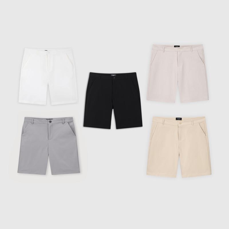 Quần short nam ROWAY vải kaki co giãn nhẹ| quần short