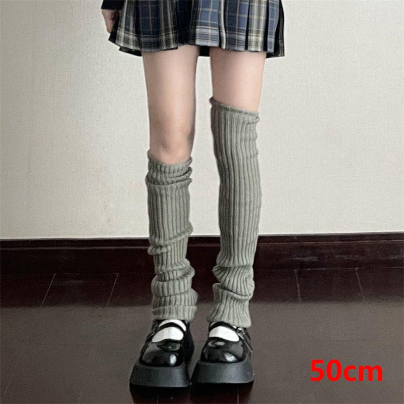 Tất Giữ Ấm Chân Cho Nữ, Phong Cách Y2K, Phong Cách Lolita Nhật Bản, Tất Dài, Dệt Kim Len, Che Chân, Giữ Ấm Cánh Tay, Thích Hợp Cho Mùa Thu Và Mùa Đông, Tất Len Đan, Mũ Bốt 7
