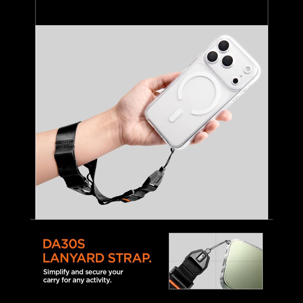 SPIGEN Wrist Lanyard DA30s LS Classic Hand Strap Tali Gantungan HP Adjustable Universal Phone