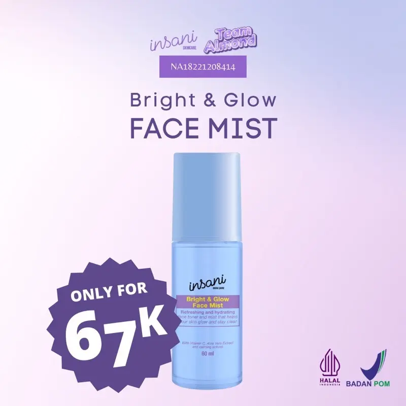 FACEMIST GLOW DAN ACNE INSANI SKINCARE