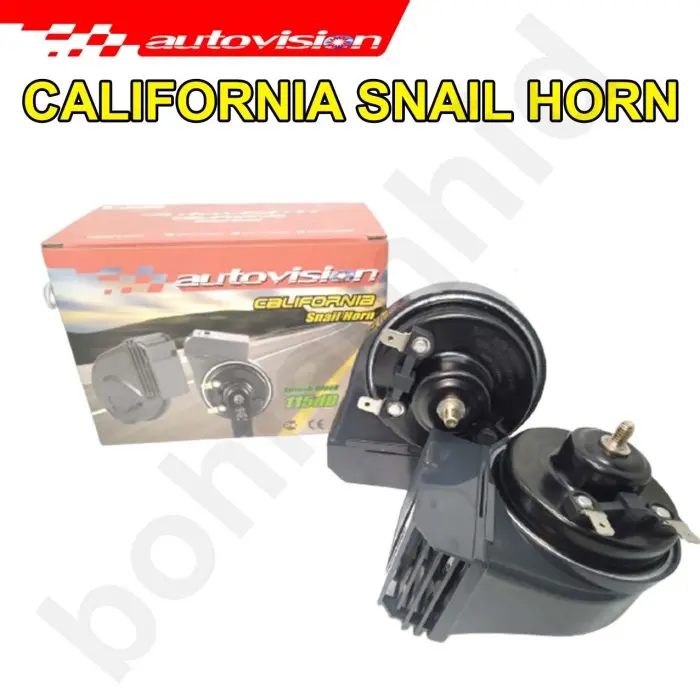 Klakson TRUK 24V Keong Stereo Autovision 118dB + Relay (Truck) 5