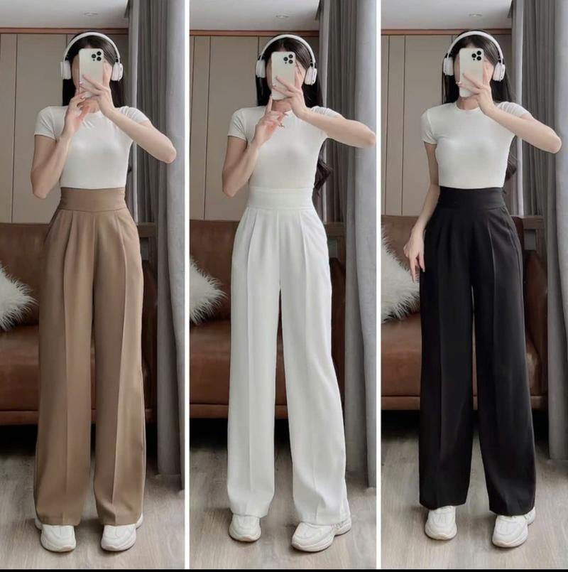 Product Introduction of Quần tây công sở nữ, quần ống suông cho nàng nấm lùn  bigsize gen eo. 13