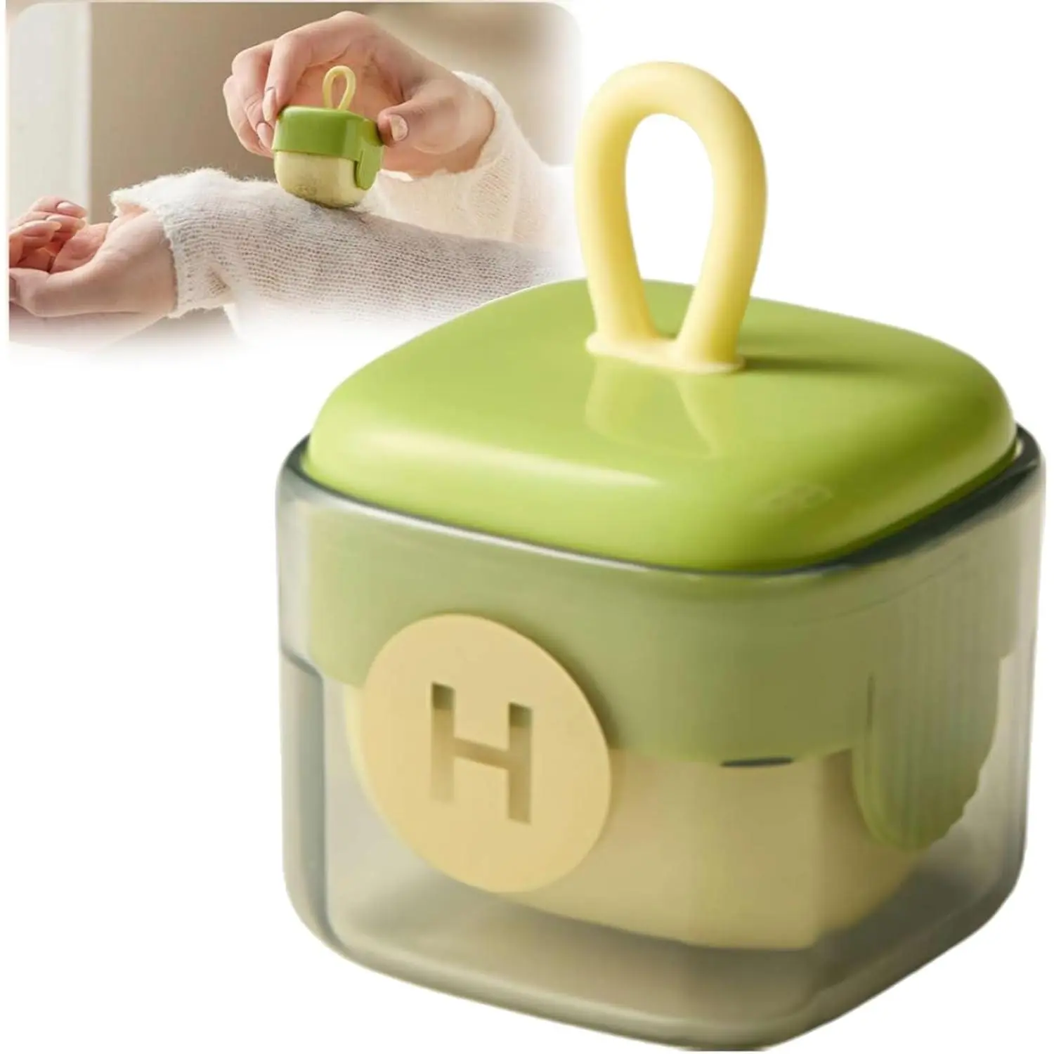 Square portable lint remover Powerful dust removal Clothing cleaning tool Mini dust proof washable roller ball