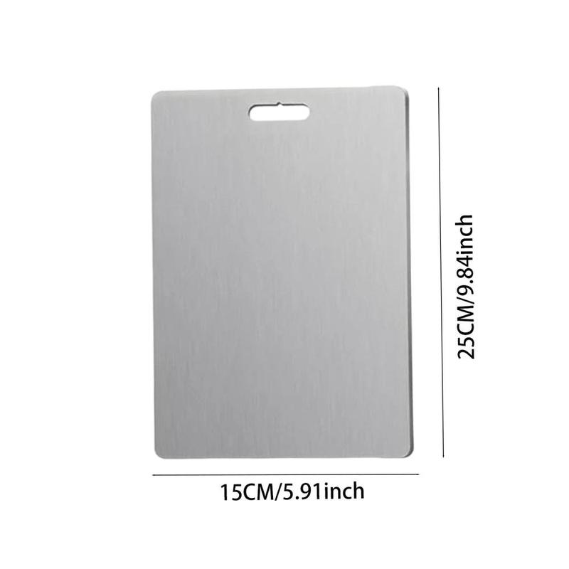 Product Introduction of Stainless Steel Cutting Board Kneading Rolling Bread Board Double Sided Thawing Tray for Fruits Pie Dessert Vegetables Bread 0