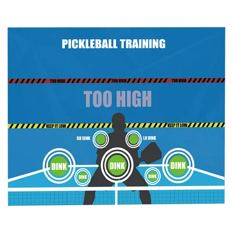 Đệm Dink, để Cải thiện trò chơi Pickleball của bạn, Đệm hỗ trợ tập thể dục bậc thầy Dink, Thích hợp cho phòng trong nhà và sân, Thiết bị tập thể dục bậc thầy Dink Rebounder Aids Pad 0