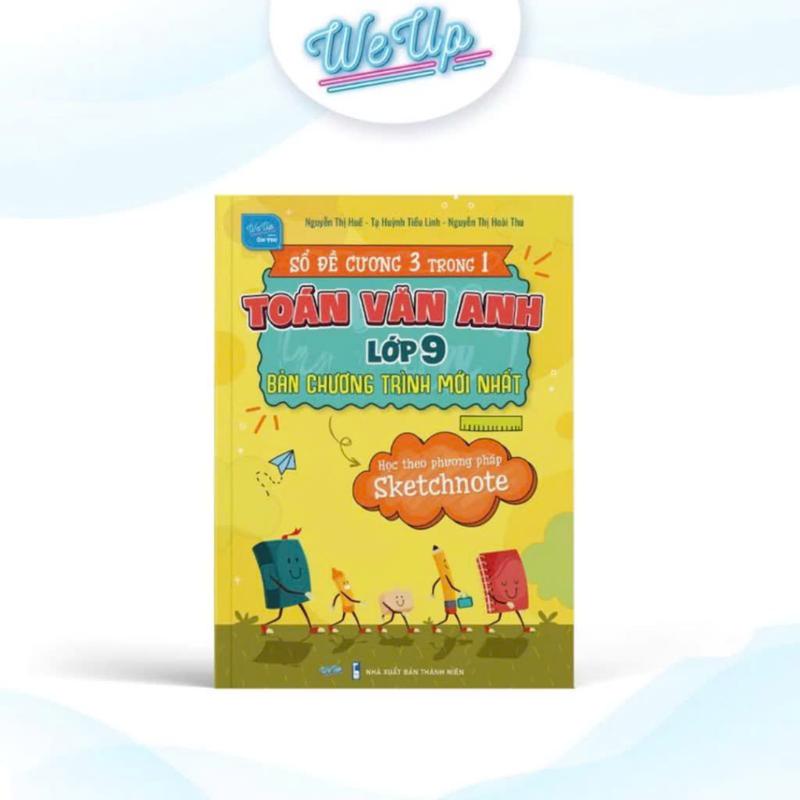 Sách - Sổ Tay Đề Cương Toán Văn Anh 9 SKETCHNOTE