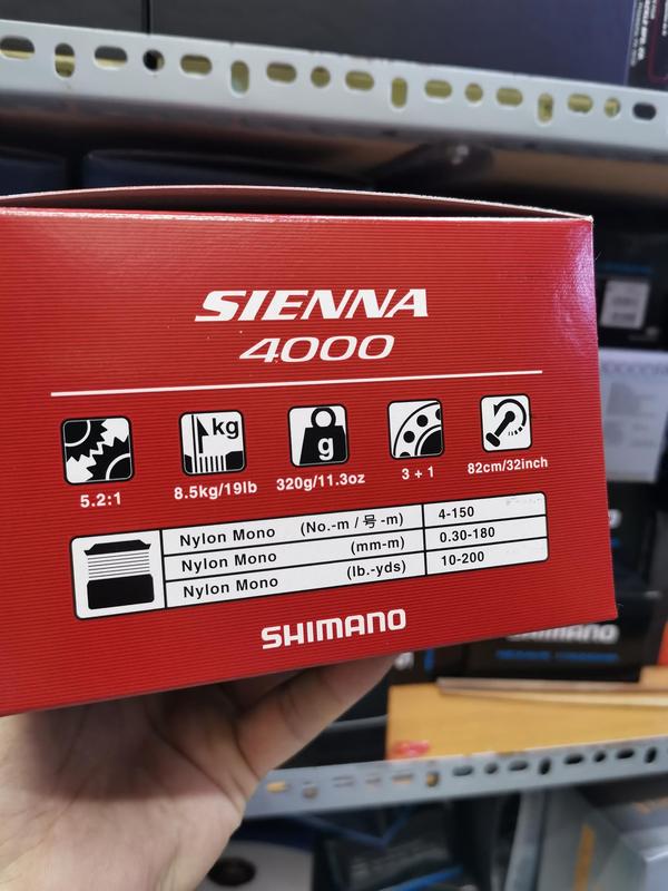 Máy Câu Shimano Sienna 2019 Malaysia Đi Câu Fishing Bắt Cá Câu Cá