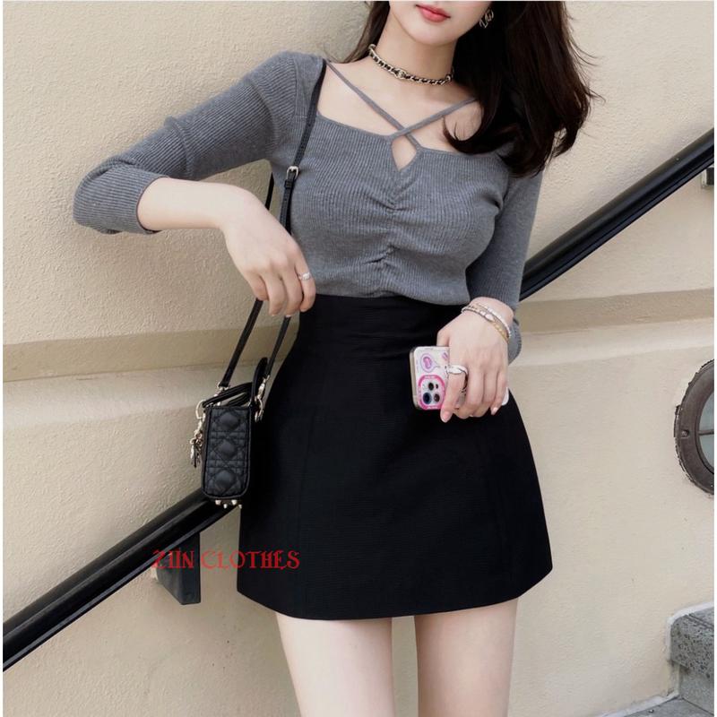 Chân Váy Con Ong Dáng A Xoè Phồng Cạp Lưng Cao BIG SIZE Chất Kaki Mềm Cao Cấp Lên From Xinh Nữ Women Kem 0