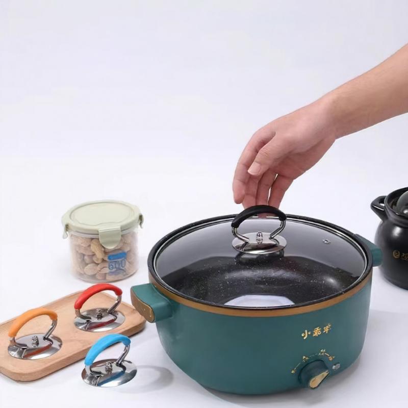 Product Introduction of Tay cầm nắp nồi đa năng có vít - Tay cầm silicon bằng thép không gỉ - Chịu nhiệt, Chống bỏng, Chống trượt -BEETT 7