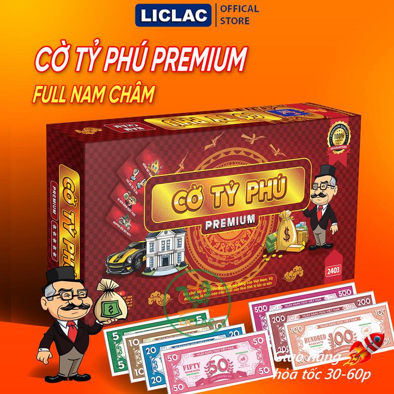 Cờ Tỷ Phú Premium Full Nam Châm phiên bản Địa Danh Việt - Đồ chơi giải trí Boardgame cao cấp