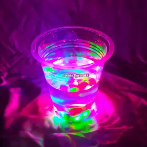 Batu Akik Menyala Dalam Air Merah Biru Hijau Posfor Air Fosfor Banyu