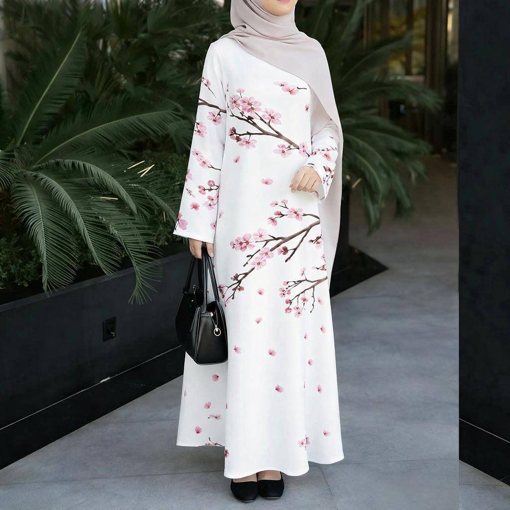 Oversized Algerian Kaftan Dress, Casual Style for Muslim Women, Beautiful  Color That Does Not Fade, Suitable