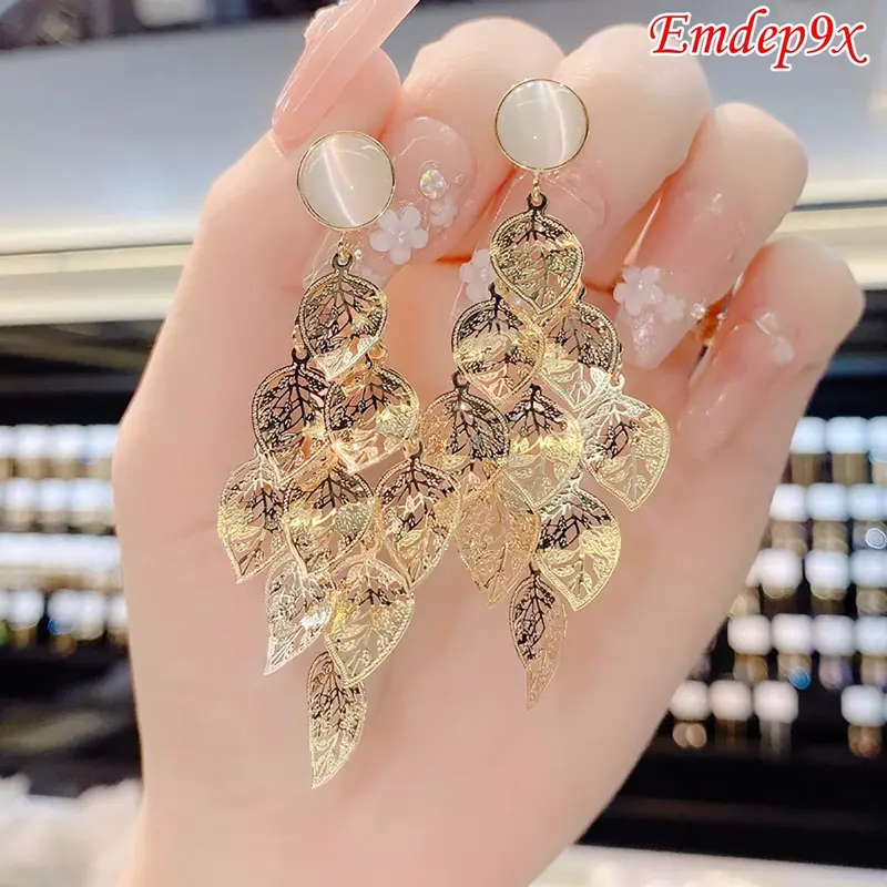 Bông tai vảy cá hình thoi trẻ trung MSC571LJ969 - anh đào, quả dâu 0