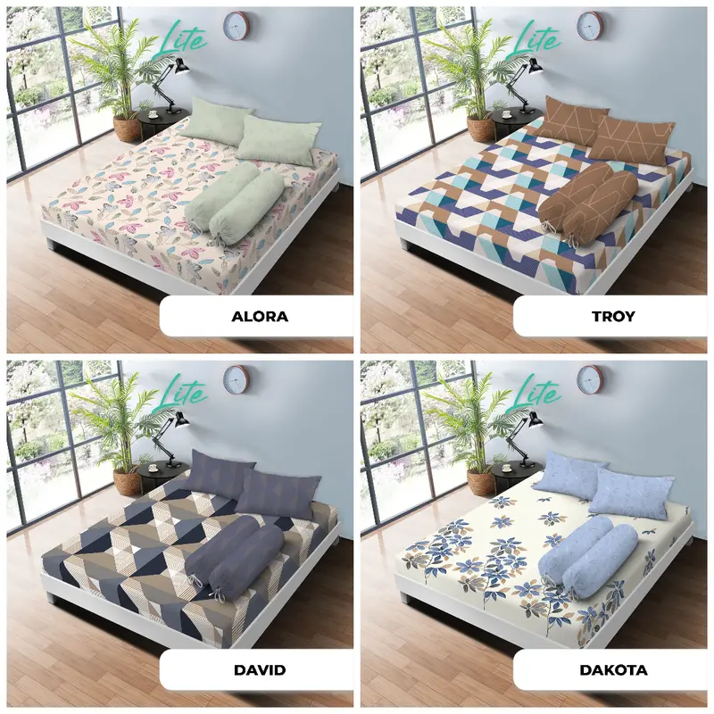 Kintakun Sprei New LITE Queen Size Uk. 160x200 cm 0