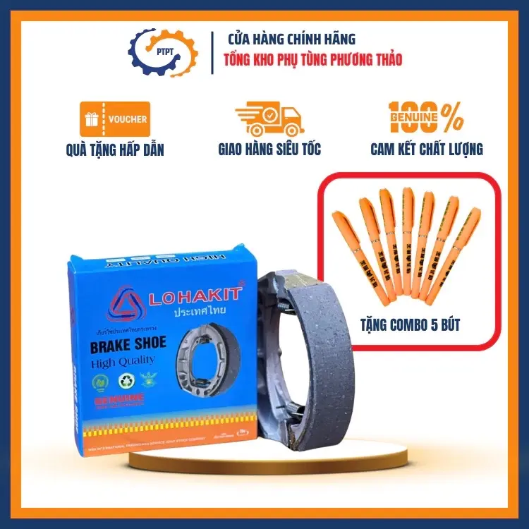 ￼Má Phanh cơ LOHAKIT Nouvo, Dream, Air blade nhập khẩu Thái Lan