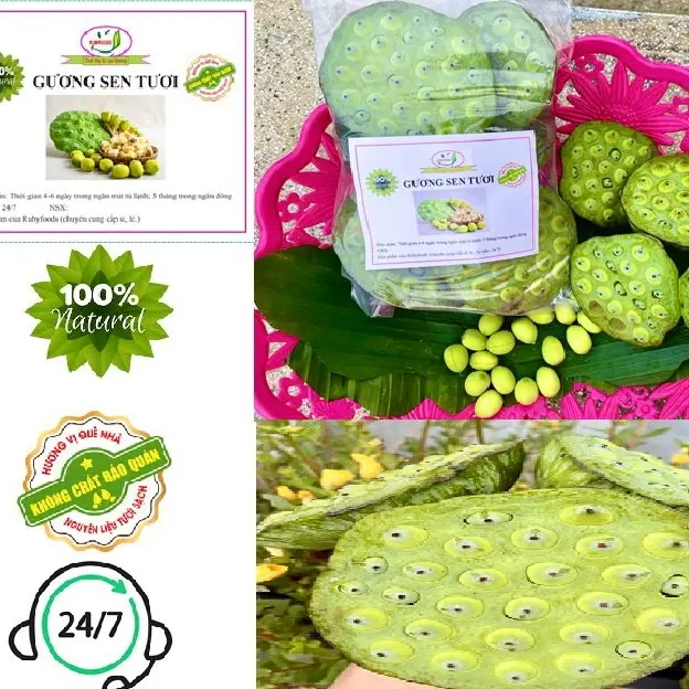 Hạt sen tươi giòn, ngon, ngọt 250gr