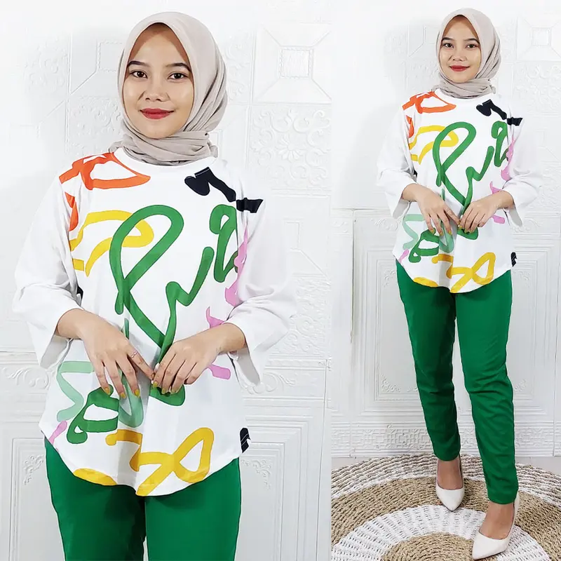 ONE SET BAJU DAN CELANA WANITA MAYA SETELAN GL FASHION 4