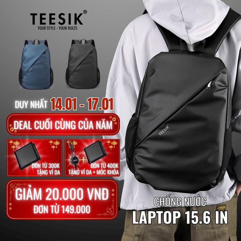 Balo cho nam TEE SIK balo nữ đi học đựng laptop 15.6 inch chống nước nhiều ngăn đựng đồ chất liệu oxford backbag BL02
