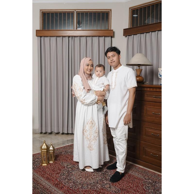 Bohopanna Kurta Set Setelan Baju Raya Lebaran Anak Bayi Ayah Pria Dewasa 6