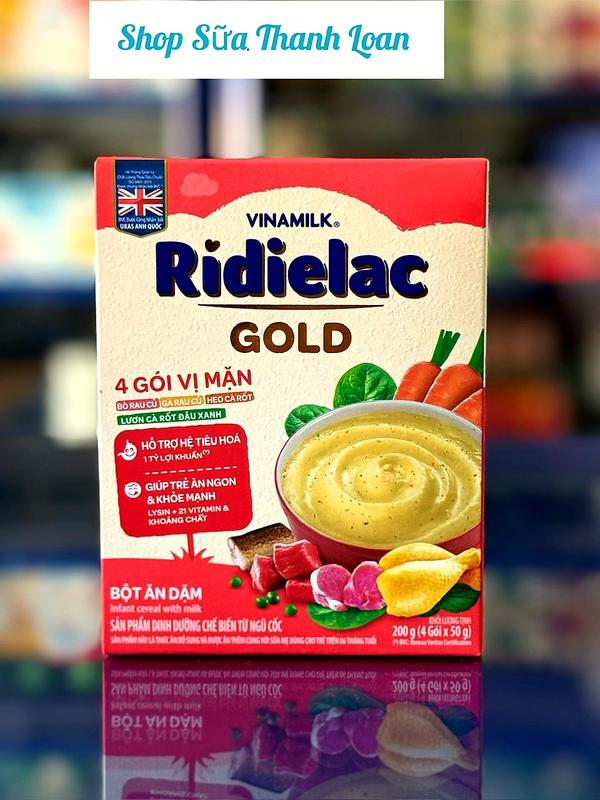 Bột Ăn Dặm Vinamilk Ridielac 200g Đủ Vị.