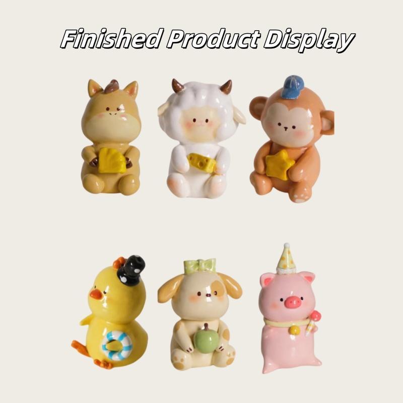 Product Introduction of Air Dry Modeling Clay Set, 1 Set Shaping DIY No-bake Air-drying Clay with Tools, Ceramic Sculpture Clay Set 5