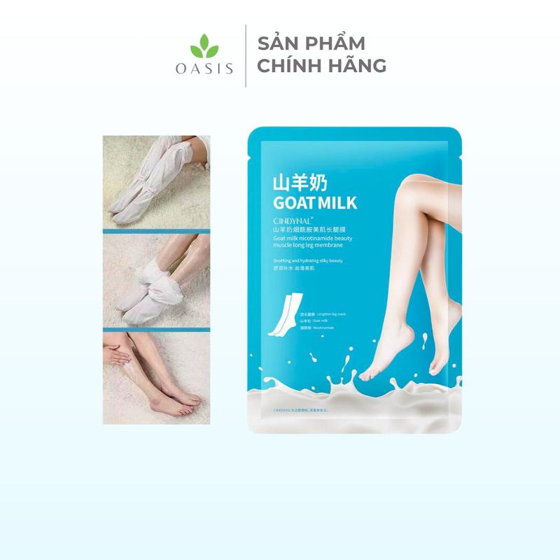   MẶT NẠ CHÂN SỮA DÊ  Mặt nạ hỗ trợ Dưỡng Ẩm chăm sóc da Loại Bỏ Da Chết Chai Chân Gót Chân Nứt Nẻ Bàn Chân giúp làn da tươi sáng 