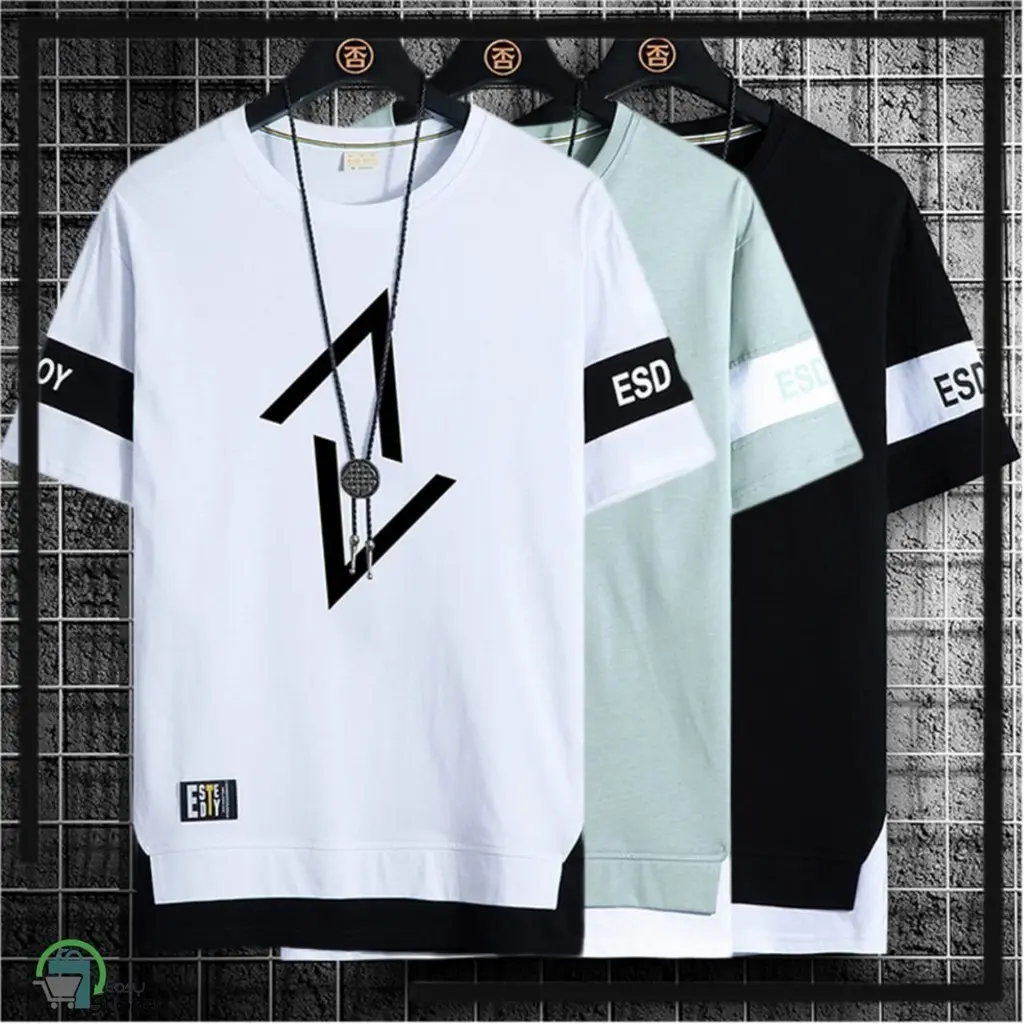Korean Short sleeved T Shirt Men 2xs-5xl Square Street Summer Loose Round Neck All Match Casual Top Baju T Shirt Lelaki