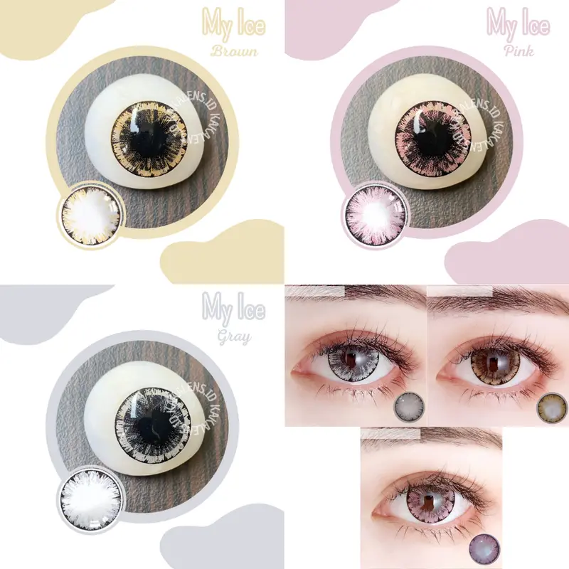 KAKALENS My Ice Natural Lens Softlen My Ice by Pinkin Softlen 0