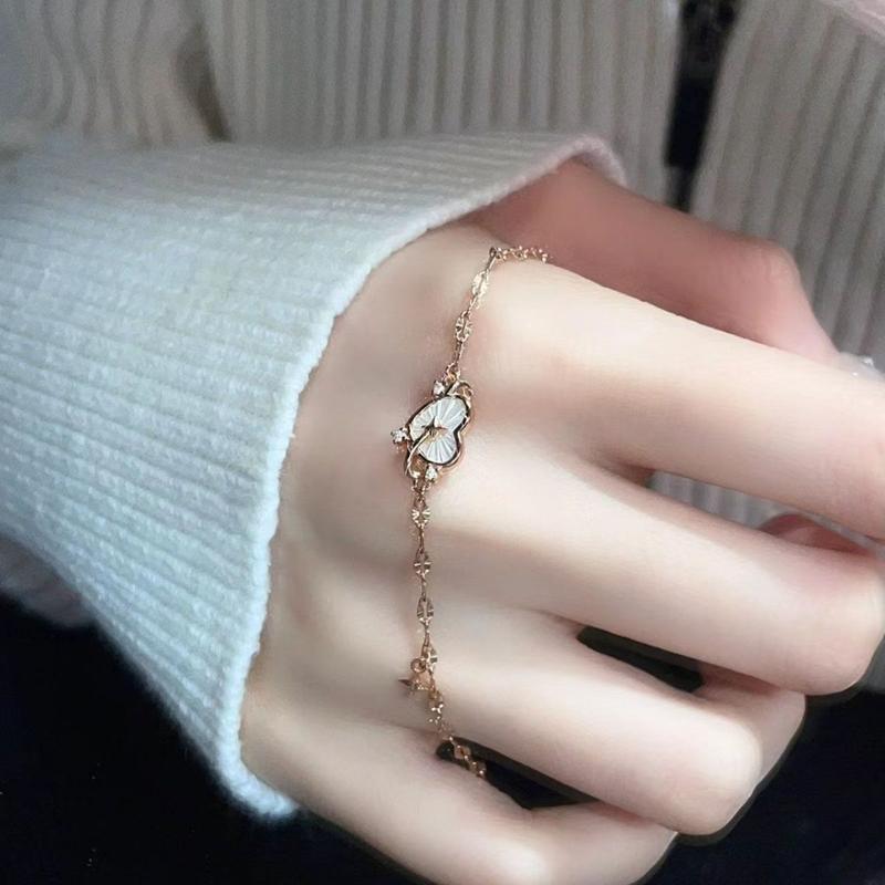 S925 Sterling Silver Senz Track Light Luxury Minority High Sense Sweet Loving Heart Bracelet and Necklace Set Girlfriends for Girlfriend 4
