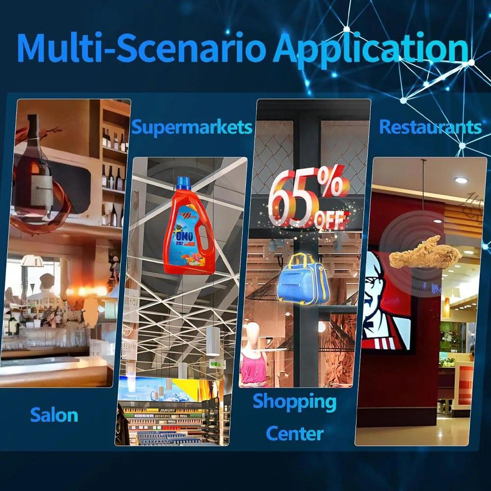 3D Hologram Fan Projector with LED High-definition Display Suitable for Attracting Attention Mall Dining Hologram Fan - Image 4