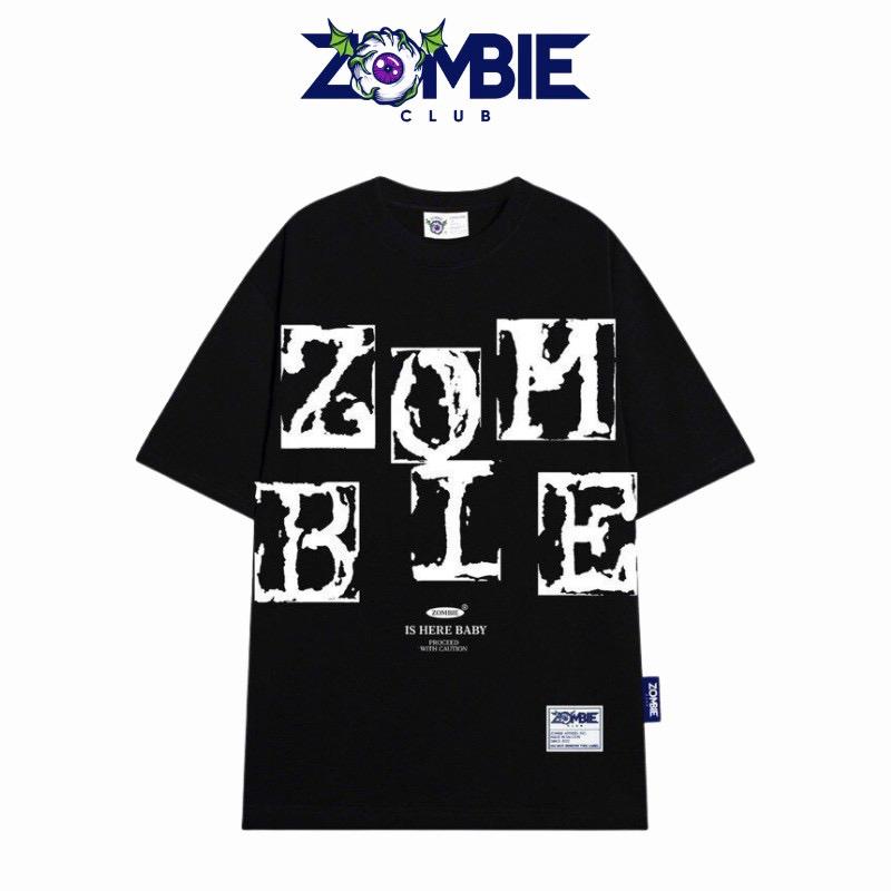 Áo Thun Zombie Club, ICE BLOCK Unisex cotton 100% Chính Hãng