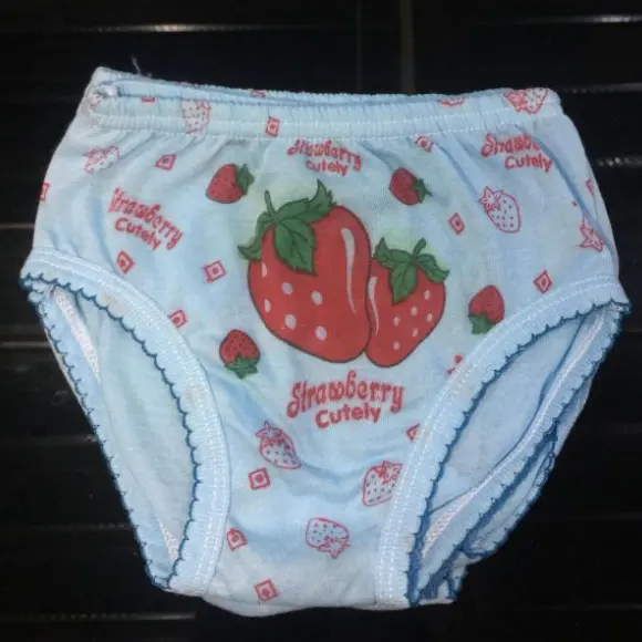 ISI 12PCS Celana Dalam Anak Cewek STRAWBERRY / Cd Anak Murah / Cd Anak Perempuan usia 3-8 th lusinan 5