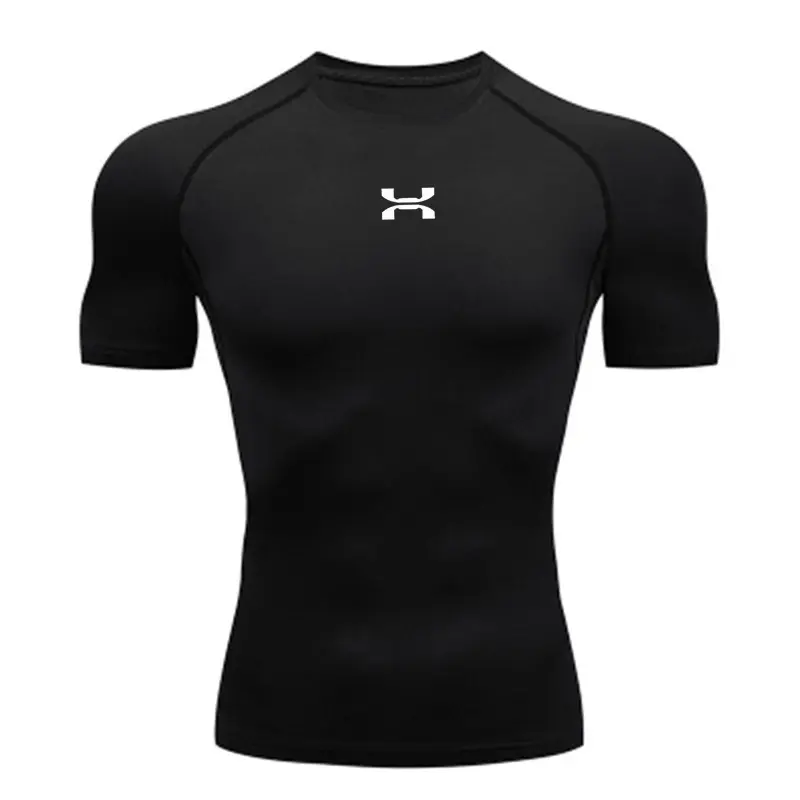 Quần Áo Nhanh Khô, Áo Thun Thể Thao, Quần Áo Chạy Bộ, Quần Áo Tập Gym, Dành Cho Nam Giới, Thoáng Khí, Thấm Hút Mồ Hôi, Quần Bó Co Giãn