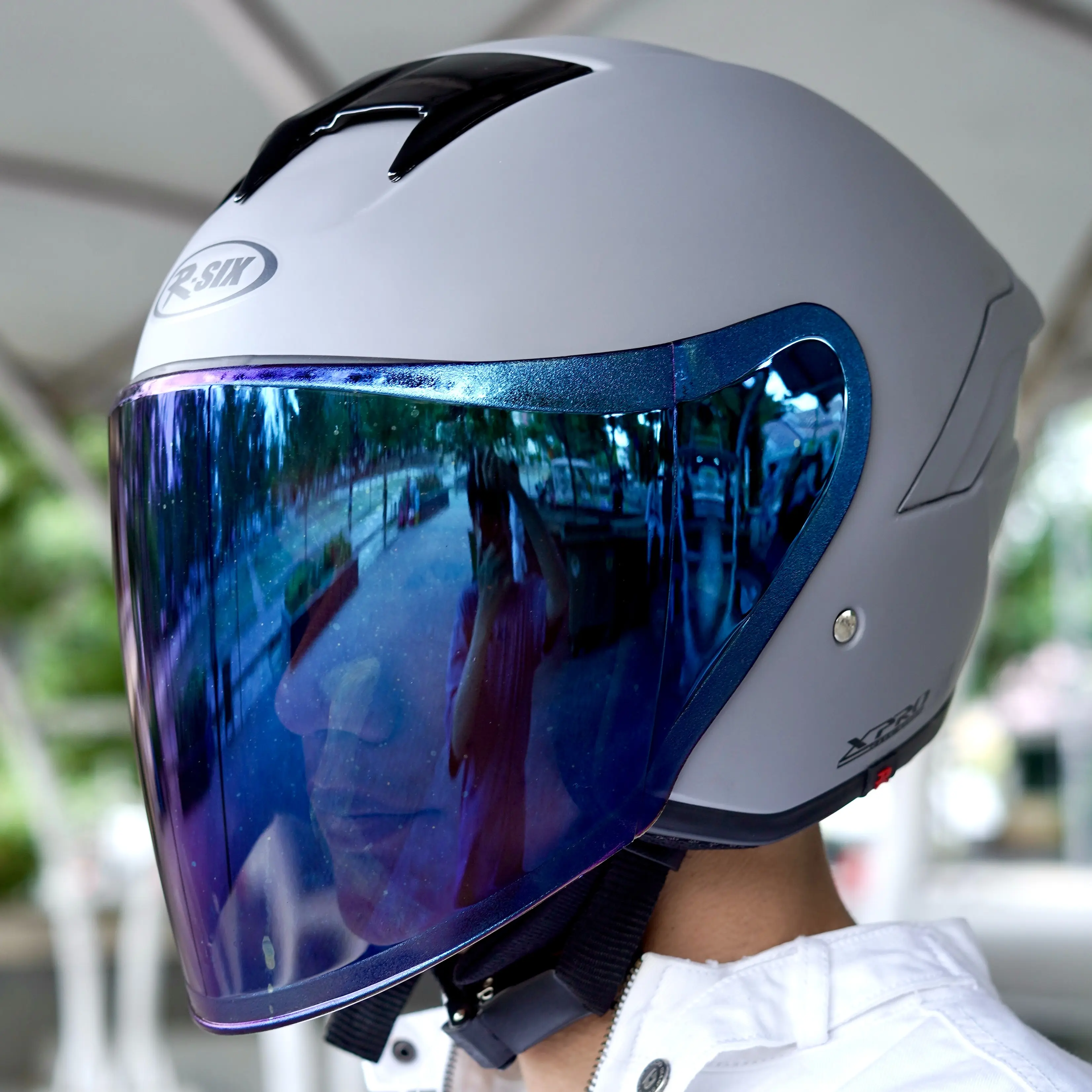 Helm Rsix Xpro Halfface Dewasa Sni Kaca Kacamata Motorcycle Visor