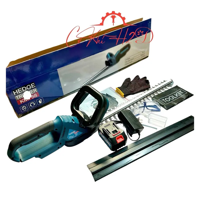 Máy cắt tỉa hàng rào cây cảnh , công suất 2500w , chiều dài lưỡi 52 cm , động cơ không chổi than siêu bền 6