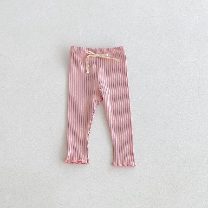 Product Introduction of 2024 Children Stripes Cotton Pants Fashion Casual Vertical Solid Leggings for Girls Baby Boy Bottoming Trousers Autumn Pantyhose 16