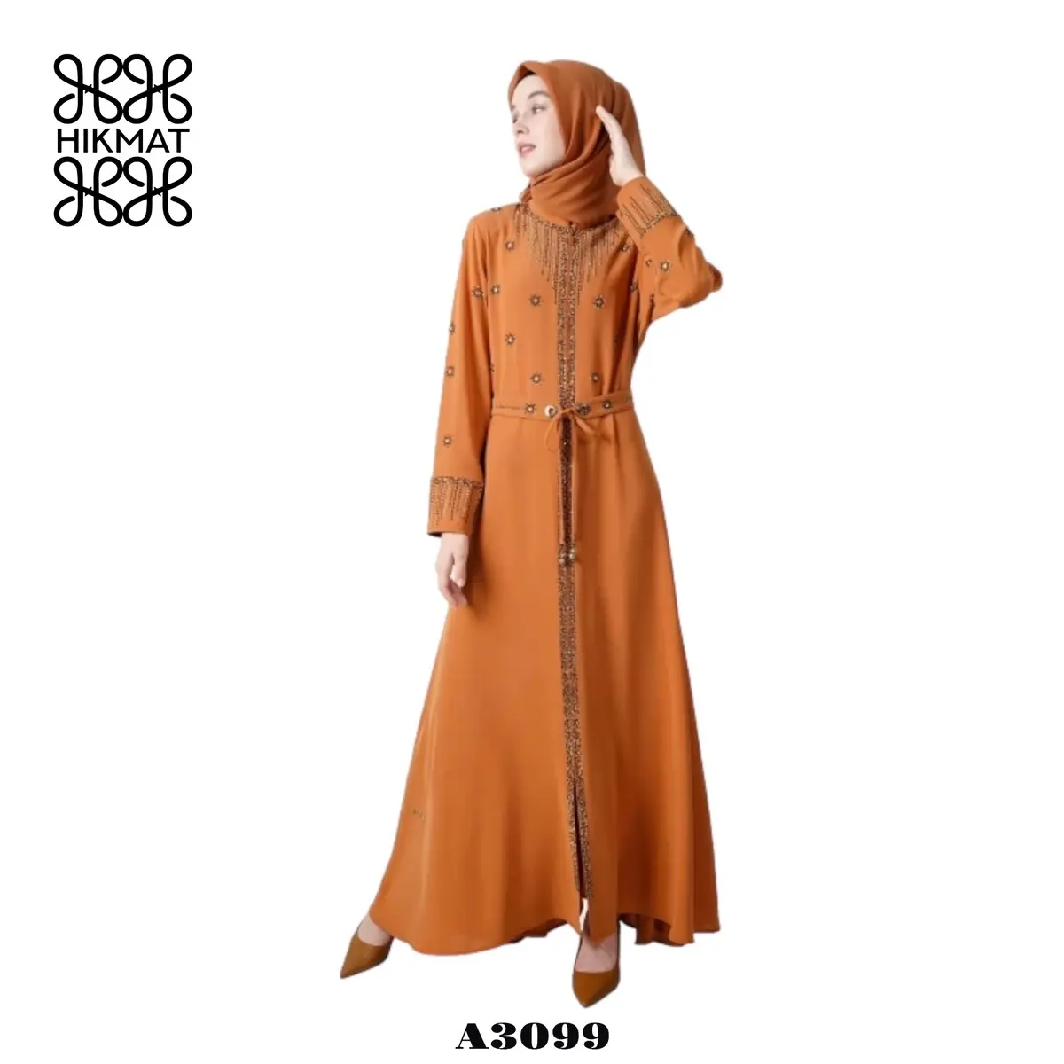 ABAYA HIKMAT FASHION ORIGINAL A3099