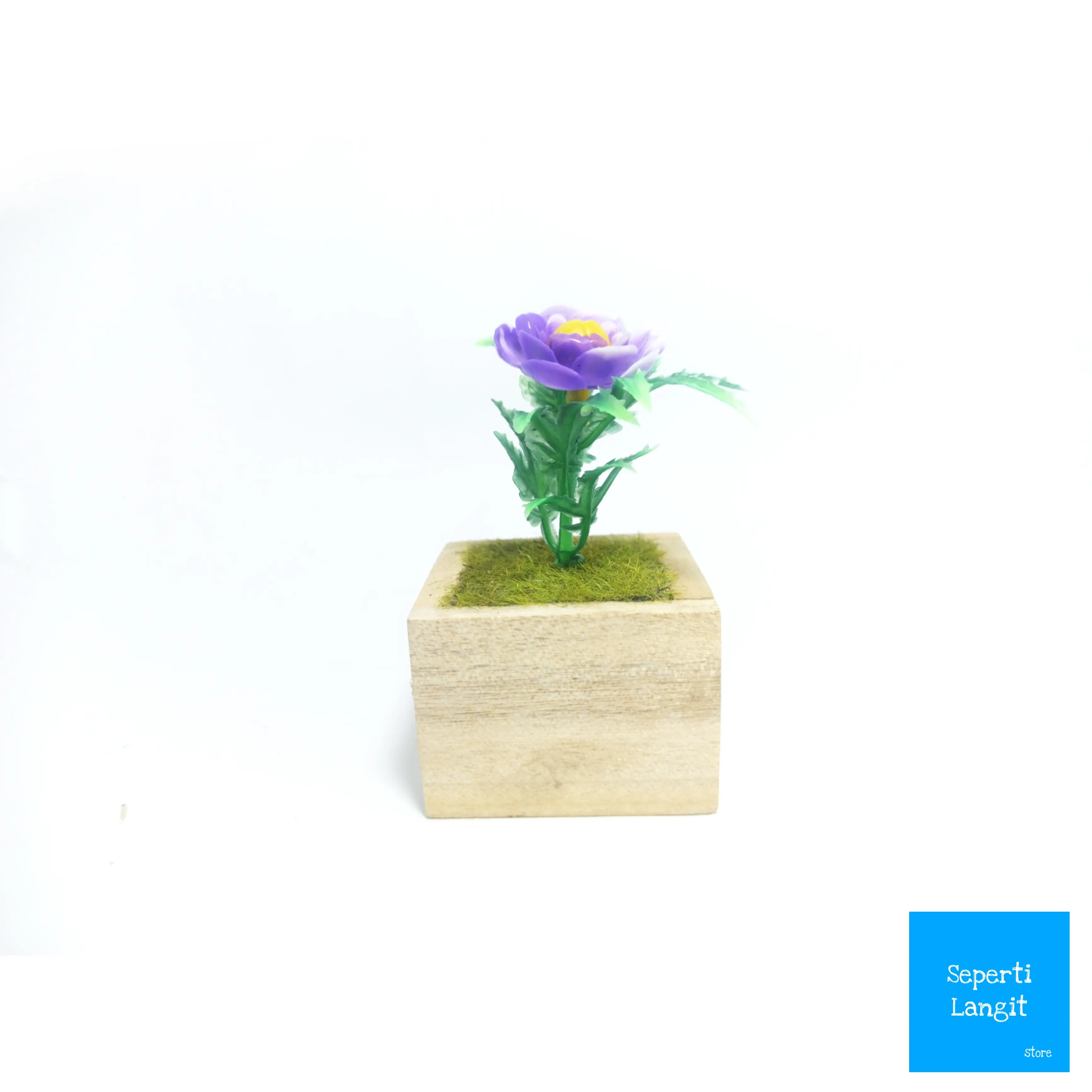 Dekorasi Pot Kayu Ukuran 6x6 cm dan Hiasan Bunga Dekorasi Kamar Hiasan Rumah Hiasan Kamar Dekorasi Kayu Hiasan Bunga