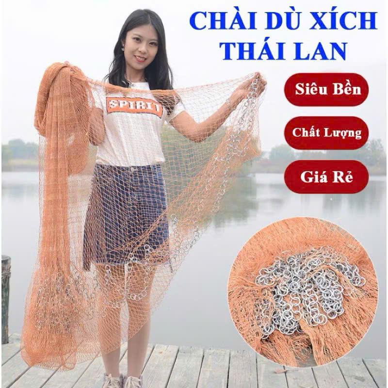 Product Introduction of Chài Dù Thái Lan Sợi Siêu Dai Bền Mắt Nhỏ Bắt Tất Cả Các Loại Cá 19