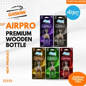 Parfum Mobil Gantung Airpro Wooden Bottle Premium Aroma Mewah & Elegan