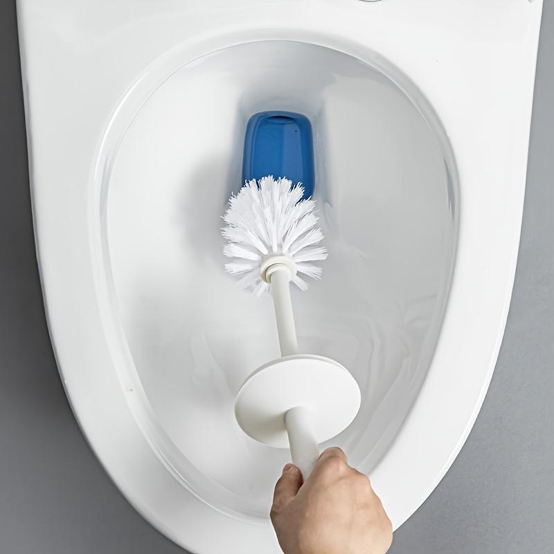 Product Introduction of Long Handle Toilet Brush with Holder, 1 Set Household Multifunctional Plastic Brush, Easy To Cleaning & Maintaining Toilet Brush 5