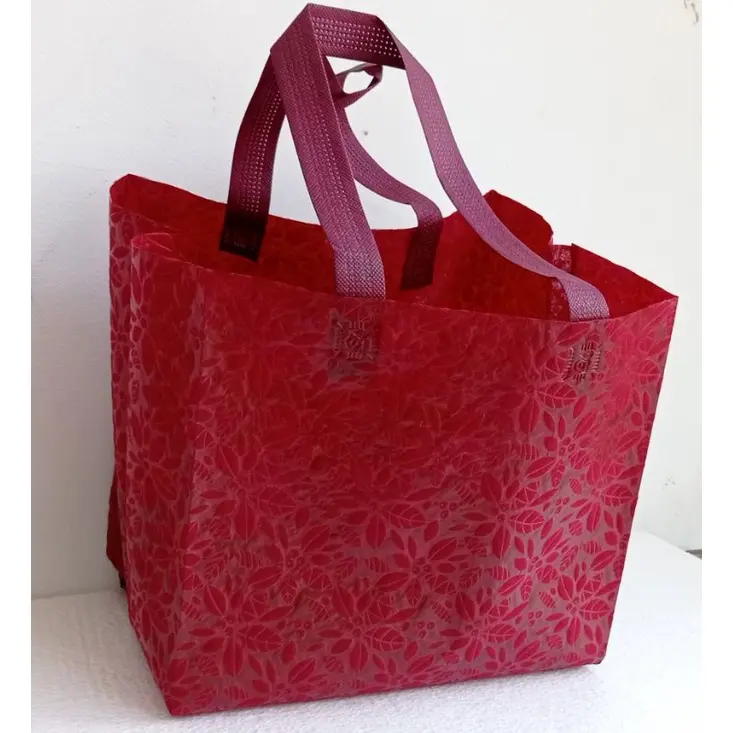(ISI 6 PCS) Tas Goodie Bag Spundbond Tas Berkat Hajatan Kotak Nasi Dus 24x24 Tekstur 40x28x24 4