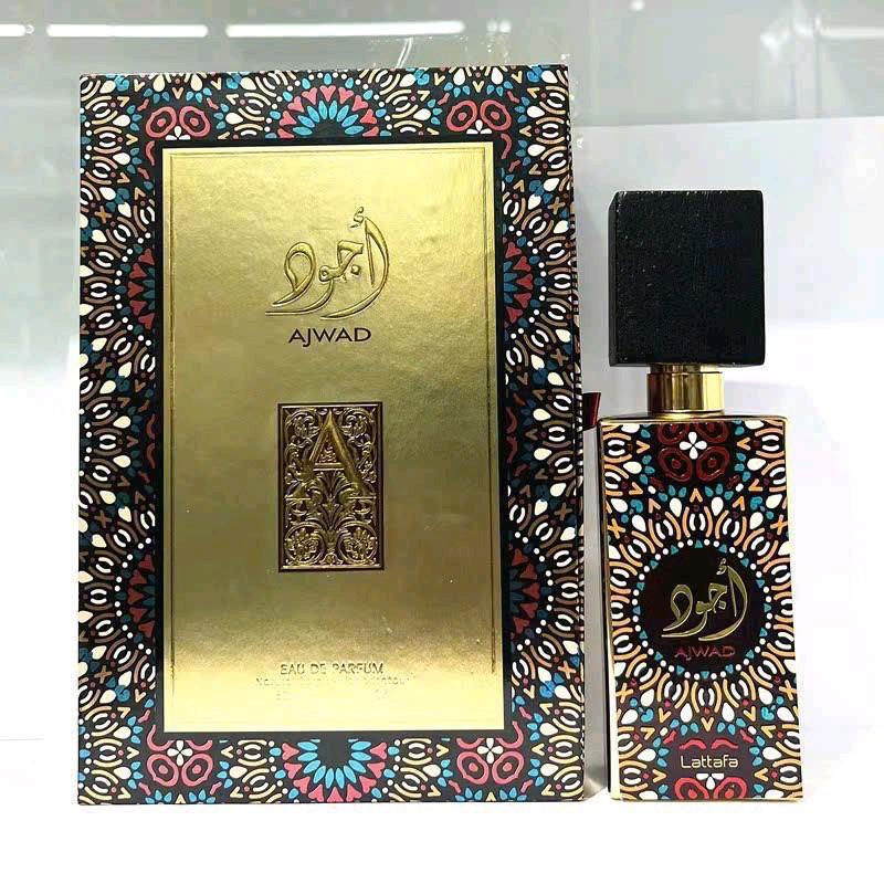 LATTAFA NƯỚC HOA UNISEX AJWAD THỔ CẨM  PERUME DUBAI NGỌT NGÀO XỊT THƠM COSMETIC 4