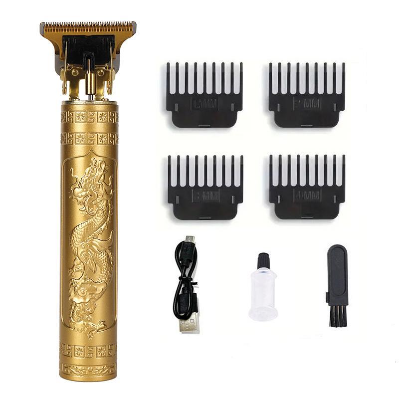 Product Introduction of Electric Hair Clipper Kit, 1 Set Cordless Hair Clipper & 4 Limit Combs & Brush & Oil & Data Cable, Hair Styling Tools, Clippers, Barber Equipment 0